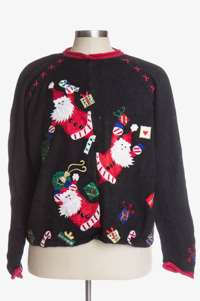 Black Ugly Christmas Cardigan 38921