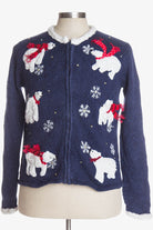Blue Ugly Christmas Cardigan 38941