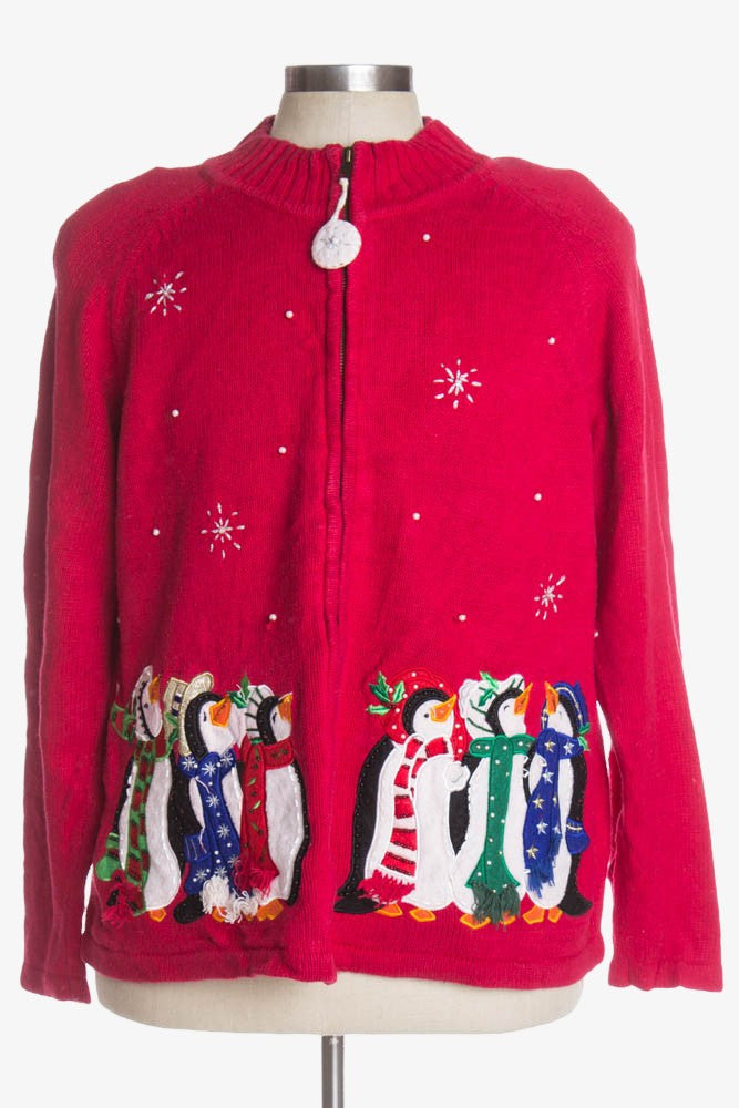 Red Ugly Christmas Pullover 38967