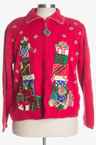 Red Ugly Christmas Cardigan 39090