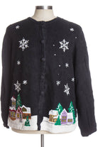 Black Ugly Christmas Cardigan 39120