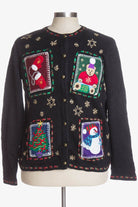 Black Ugly Christmas Cardigan 39194