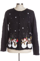Black Ugly Christmas Cardigan 39202