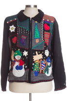 Black Ugly Christmas Cardigan 39220