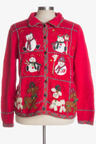 Red Ugly Christmas Cardigan 39252