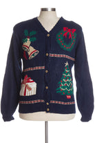 Blue Ugly Christmas Cardigan 39261