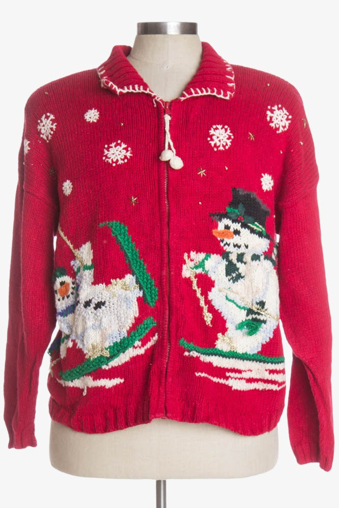 Red Ugly Christmas Cardigan 39307