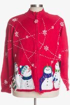 Red Ugly Christmas Cardigan 39333