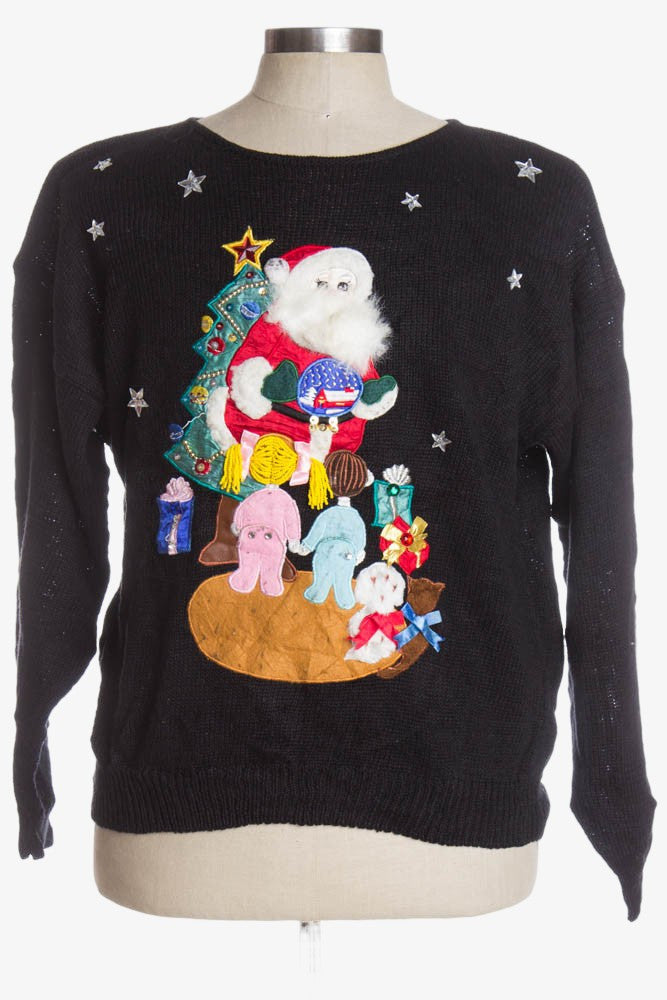 Black Ugly Christmas Pullover 39359