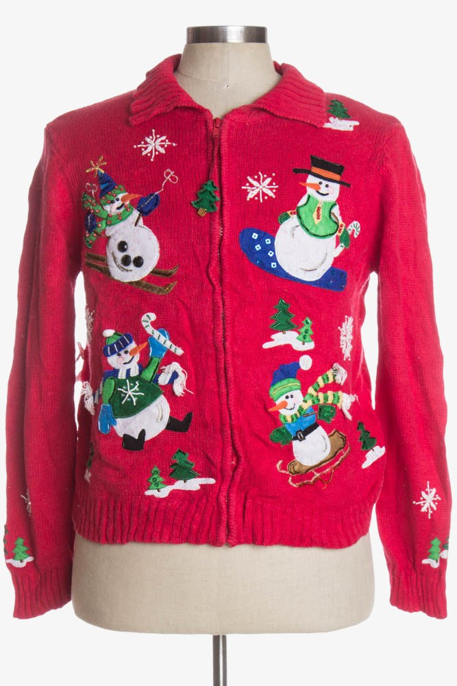 Red Ugly Christmas Cardigan 39401