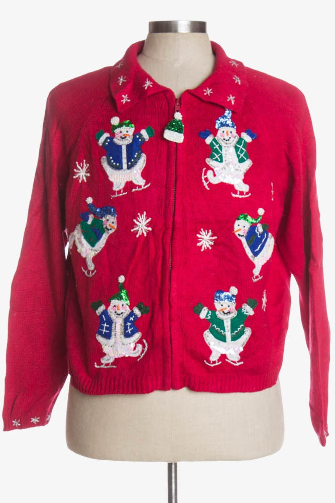 Red Ugly Christmas Cardigan 39408