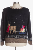 Black Ugly Christmas Pullover 39433