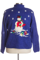 Blue Ugly Christmas Pullover 39676