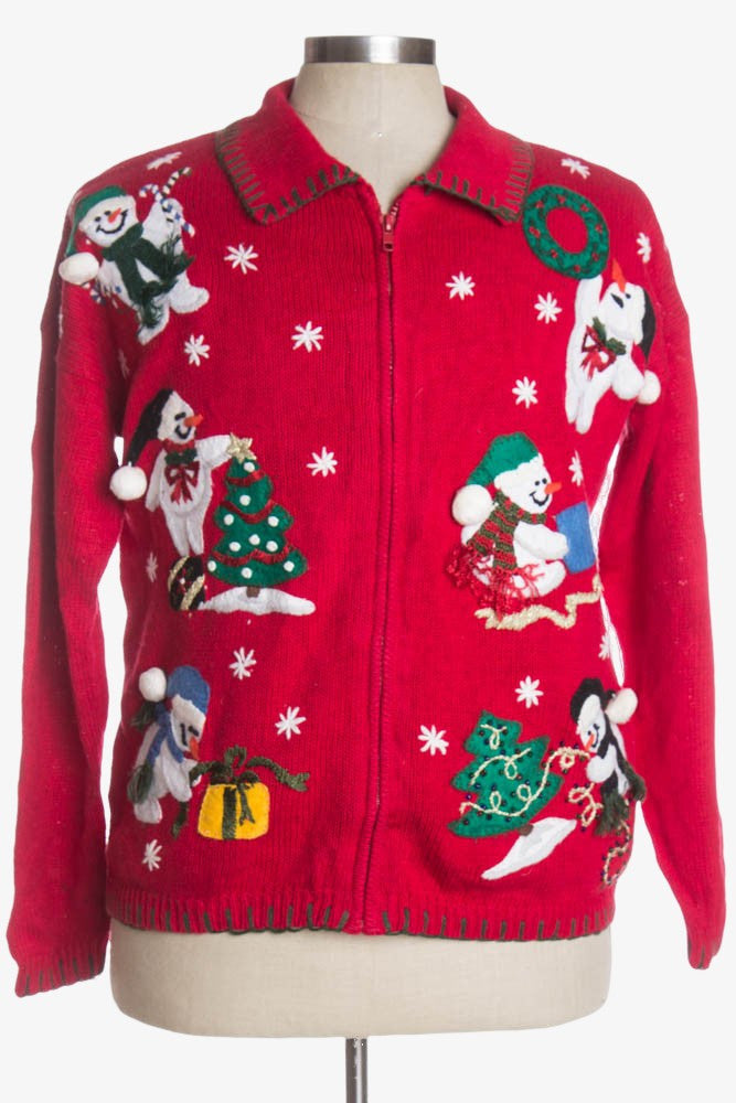 Red Ugly Christmas Cardigan 39724