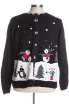 Black Ugly Christmas Cardigan 39846