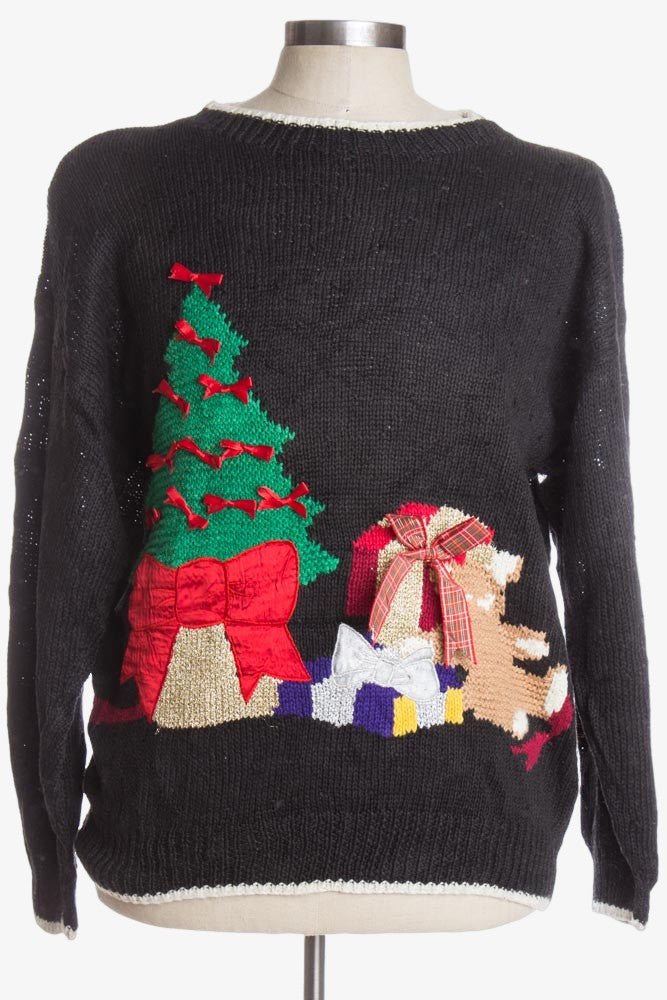 Black Ugly Christmas Pullover 39874