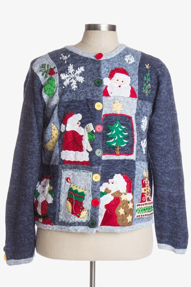 Multicolor Ugly Christmas Cardigan 39876