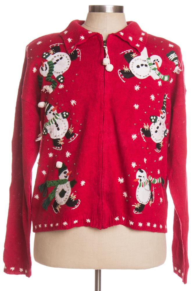 Red Ugly Christmas Cardigan 39964