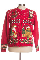 Red Ugly Christmas Cardigan 40022