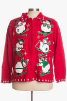 Red Ugly Christmas Cardigan 40031