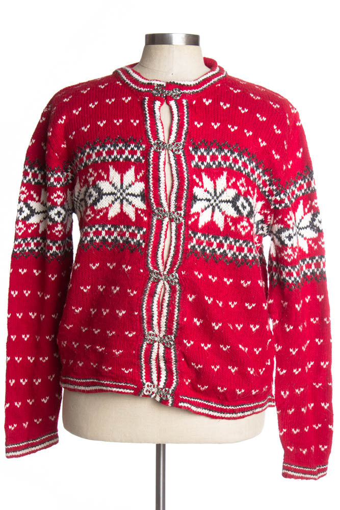 Red Ugly Christmas Cardigan 40195