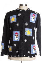 Black Ugly Christmas Cardigan 40277