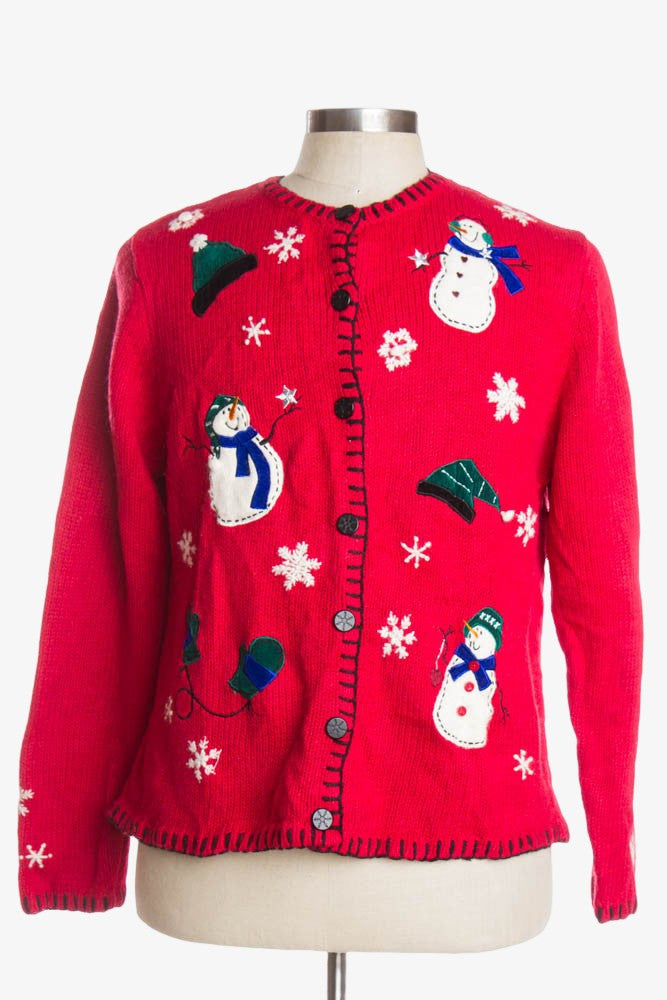Red Ugly Christmas Cardigan 40833