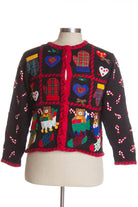 Black Ugly Christmas Cardigan 41088