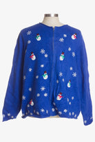 Blue Ugly Christmas Cardigan 41237