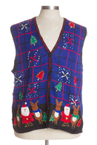 Blue Ugly Christmas Vest 41274