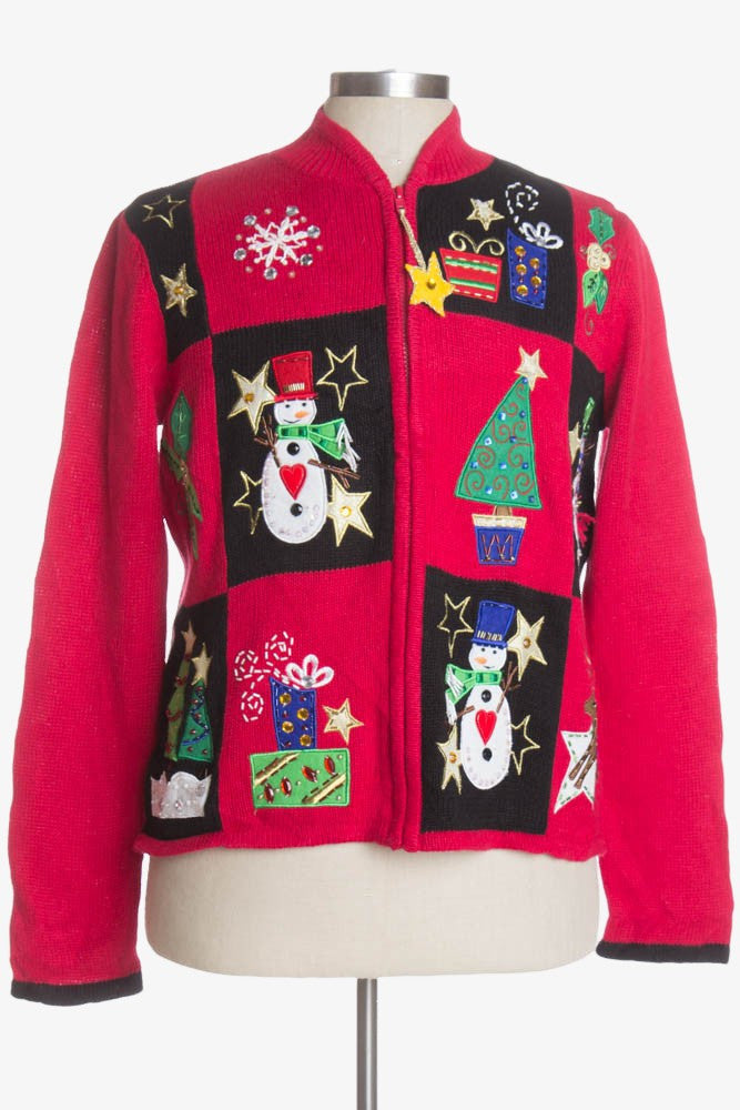 Red Ugly Christmas Cardigan 41312