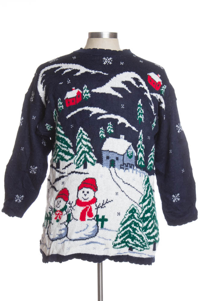 Blue Ugly Christmas Pullover 41316