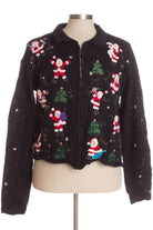 Black Ugly Christmas Cardigan 41373