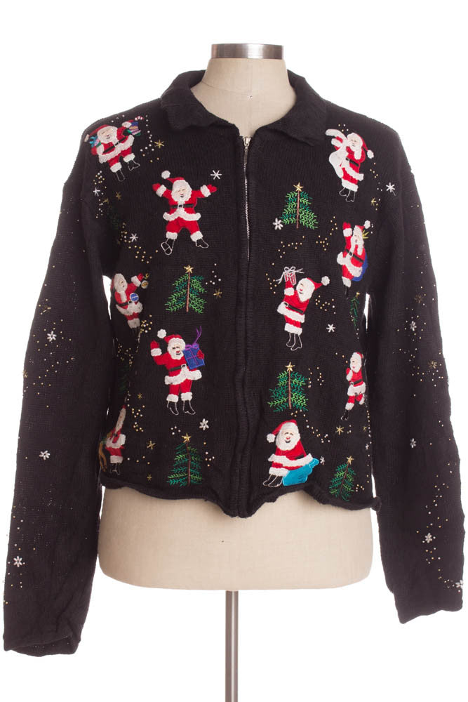 Black Ugly Christmas Cardigan 41373