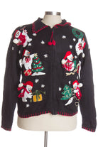 Black Ugly Christmas Cardigan 41408