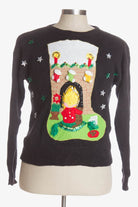 Black Ugly Christmas Pullover 41467