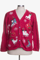 Red Ugly Christmas Cardigan 41523