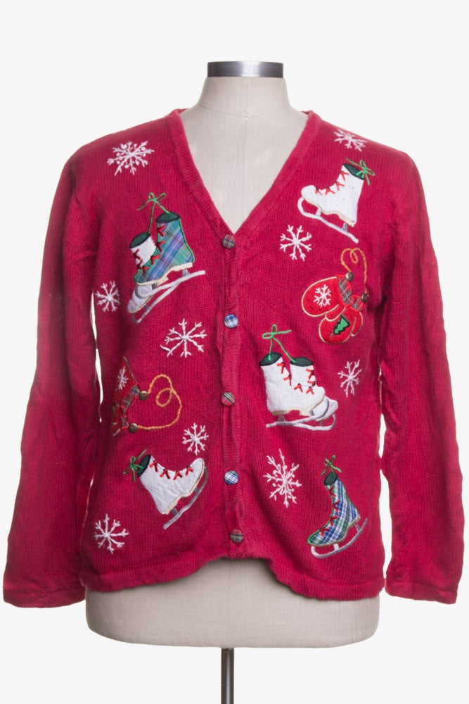 Red Ugly Christmas Cardigan 41523