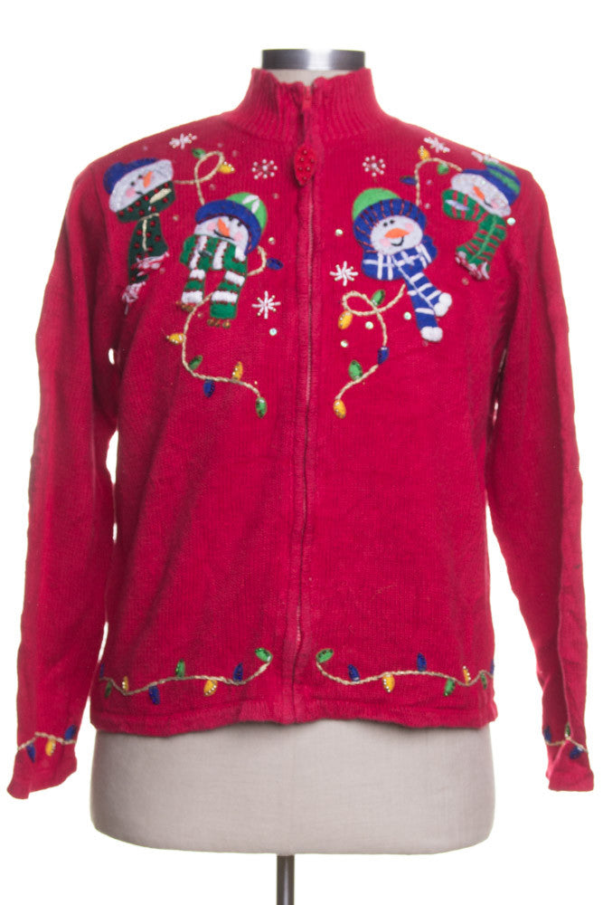 Red Ugly Christmas Cardigan 41569