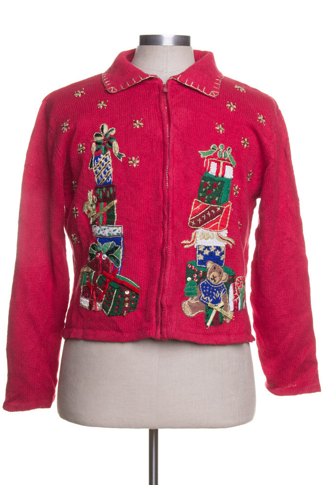 Red Ugly Christmas Cardigan 41578