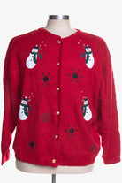 Red Ugly Christmas Cardigan 41580