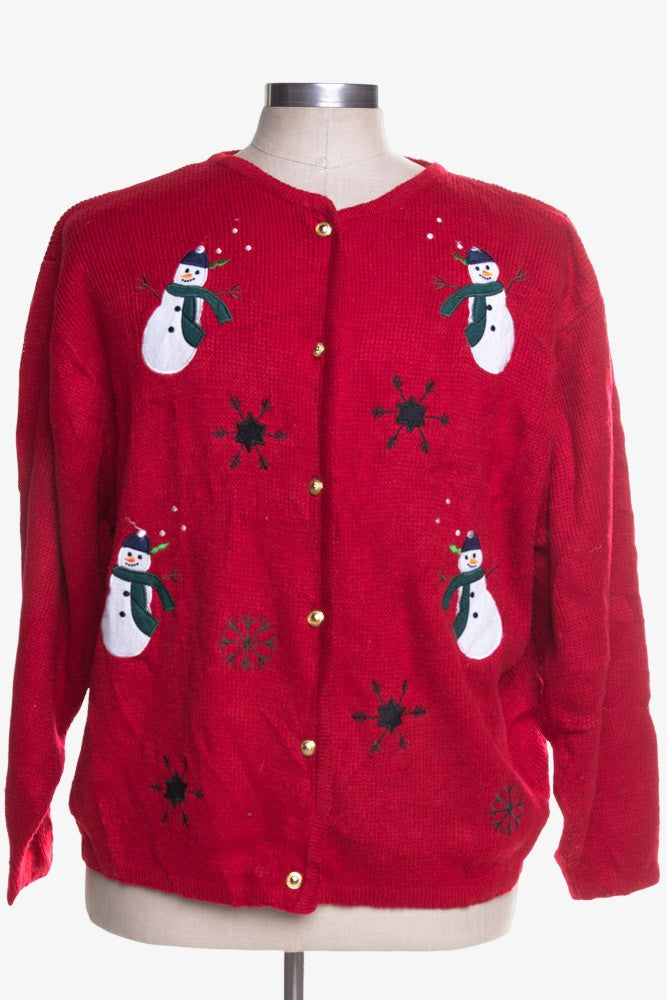 Red Ugly Christmas Cardigan 41580
