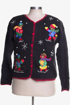 Black Ugly Christmas Cardigan 41588