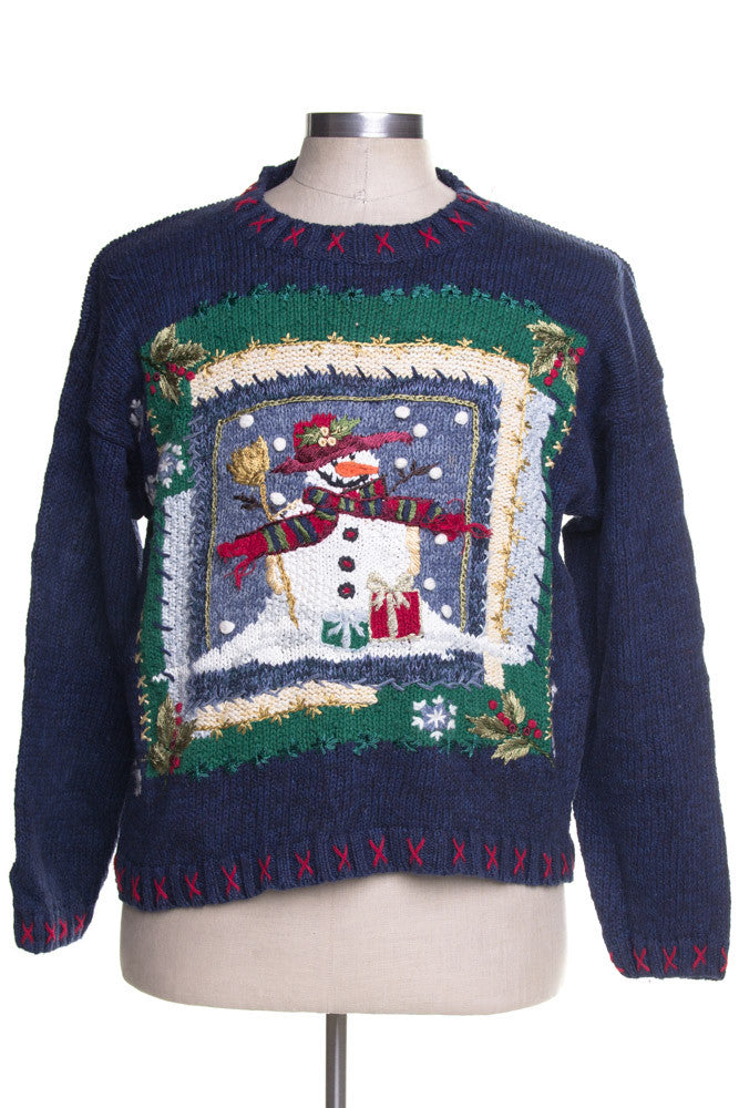 Blue Ugly Christmas Pullover 41600