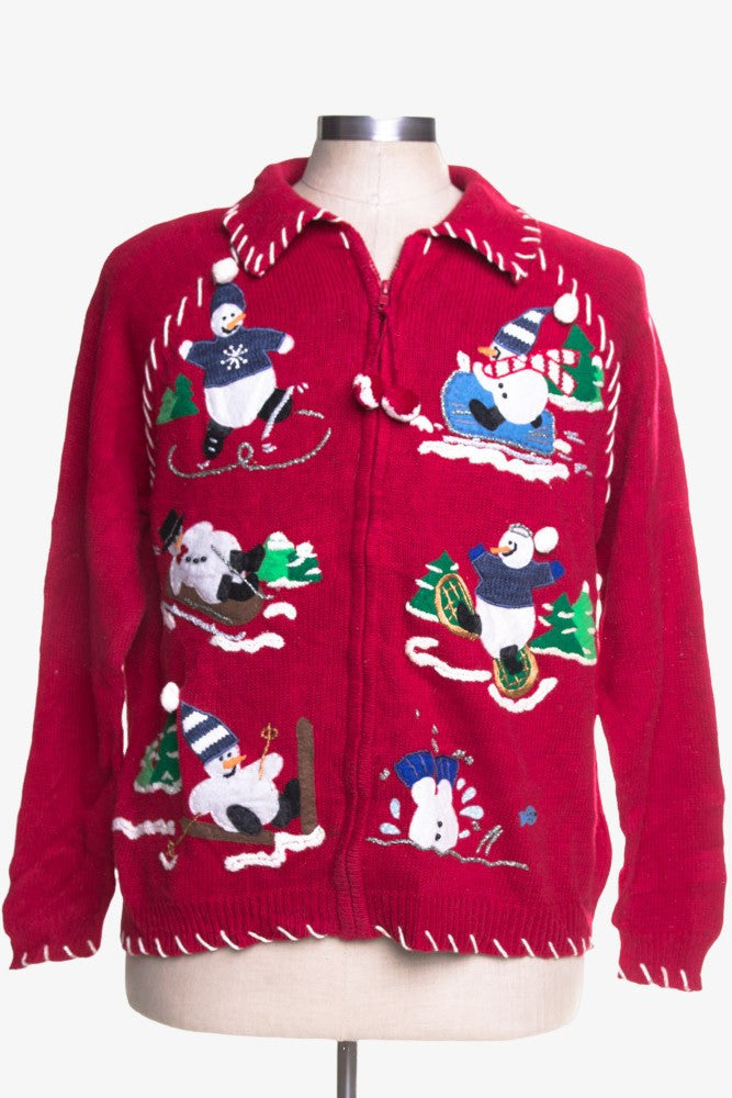 Red Ugly Christmas Cardigan 41602