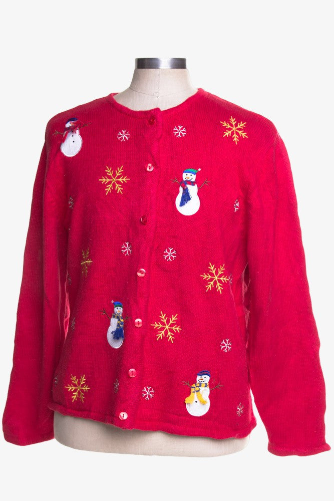 Red Ugly Christmas Cardigan 41605