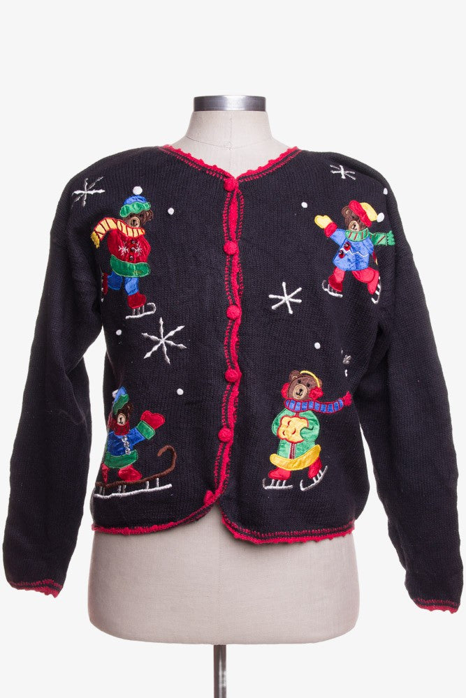 Black Ugly Christmas Cardigan 41657