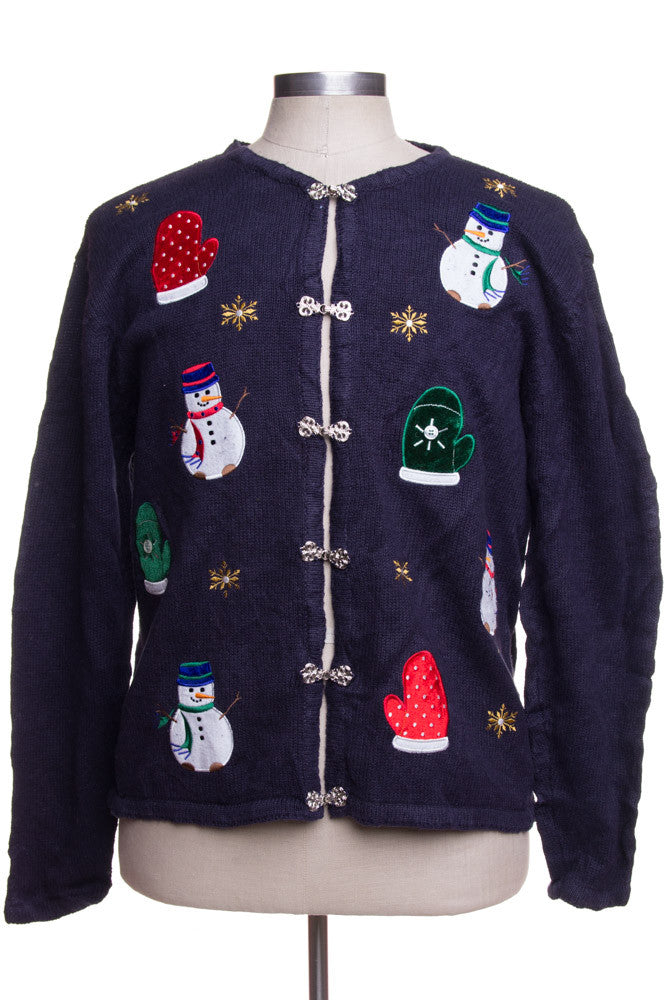 Blue Ugly Christmas Cardigan 41666
