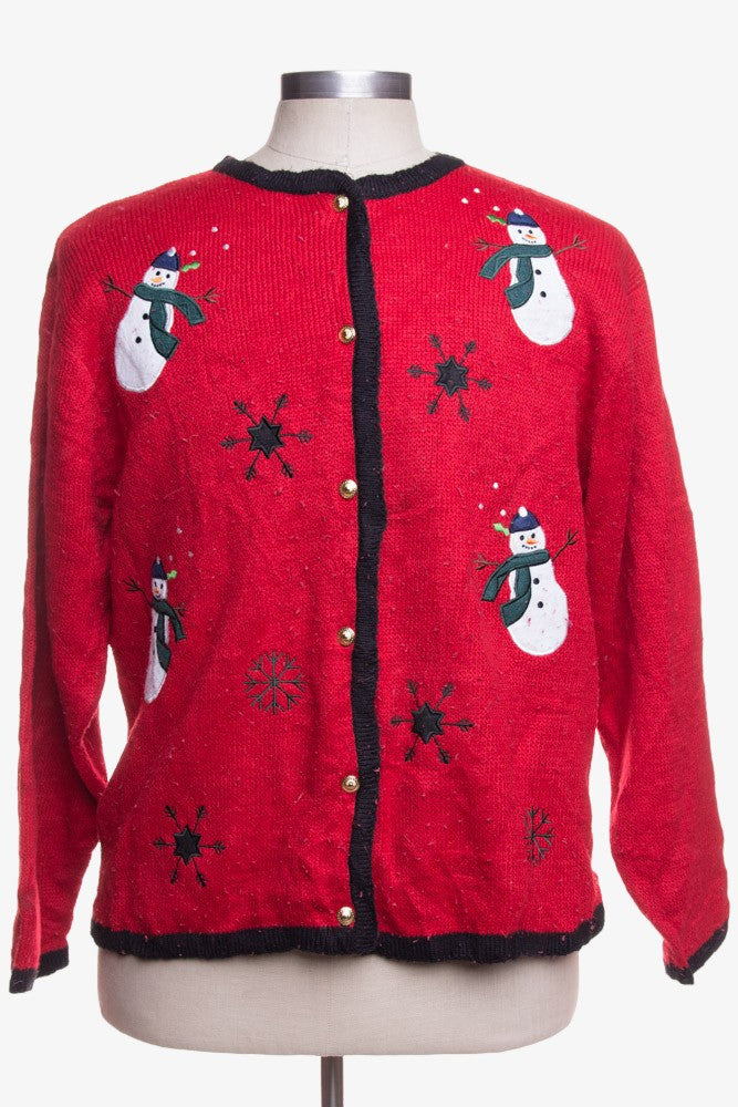 Red Ugly Christmas Cardigan 41668
