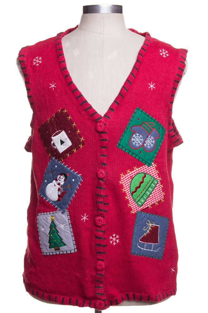 Red Ugly Christmas Vest 41704